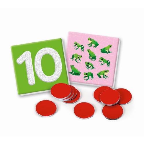 Jeu D'apprentissage Montessori - Clementoni - Les chiffres tactiles - Jeu éducatif apprentissage des chiffres - 10 cartes chiffres rugueux - Dés 3 ans