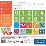 Jeu D'apprentissage Montessori - Clementoni - Les chiffres tactiles - Jeu éducatif apprentissage des chiffres - 10 cartes chiffres rugueux - Dés 3 ans