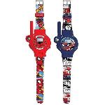 Montre 2 en 1 Walkie-Talkie SpiderMan 200m - LEXIBOOK - Rouge - Pour Enfant des 3 ans - Licence Spiderman