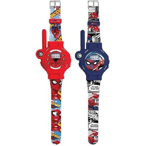 Accessoire De Jeu Multimedia Enfant Montre 2 en 1 Walkie-Talkie SpiderMan 200m - LEXIBOOK - Rouge - Pour Enfant des 3 ans - Licence Spiderman