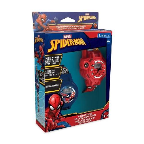 Accessoire De Jeu Multimedia Enfant Montre 2 en 1 Walkie-Talkie SpiderMan 200m - LEXIBOOK - Rouge - Pour Enfant des 3 ans - Licence Spiderman