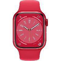 Montre Bluetooth - Montre Connectee - Montre Intelligente Apple Watch Series 8 GPS + Cellular - 41mm - Boîtier (PRODUCT)RED Aluminium - Bracelet (PRODUCT)RED Sport Band - Regular
