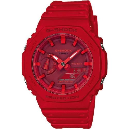 Montre Connectee Sport Montre CASIO G-SHOCK - Resitante aux chocs - Multifonctions - Rouge