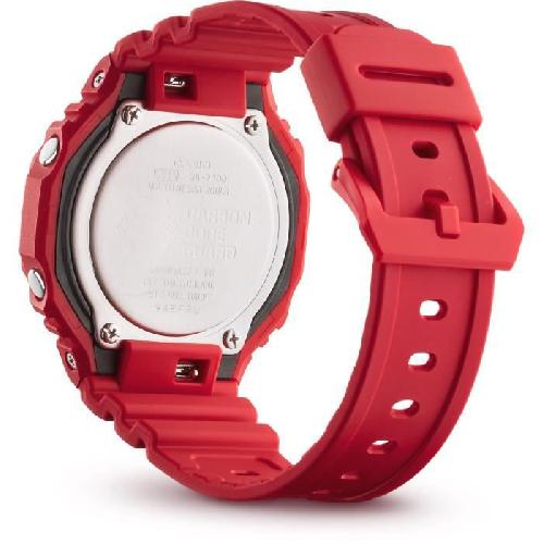 Montre Connectee Sport Montre CASIO G-SHOCK - Resitante aux chocs - Multifonctions - Rouge