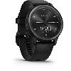 Montre Connectee Sport GARMIN Vivomove Sport - Montre de sport connectée a aiguilles et écran tactile - Noir Slate