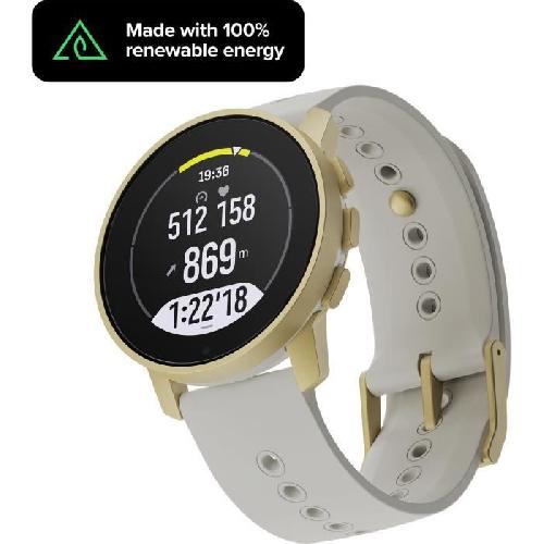 Montre Bluetooth - Montre Connectee - Montre Intelligente Montre connectée sport GPS - ALTIMETRE  - SUUNTO - 9 Peak Pro Pearl Gold Diametre écran 43 mm