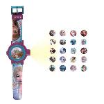 Montre digitale avec projection de 20 images design Reine des Neiges