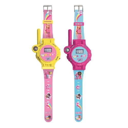 Talkie-walkie Jouet Montre digitale Barbie avec fonction talkie-walkie portée jusqu'a 200 m