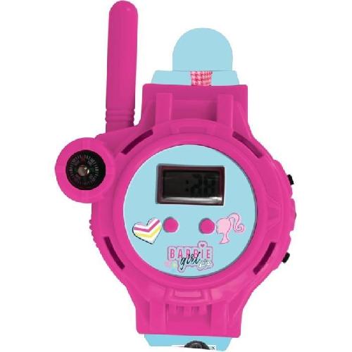 Talkie-walkie Jouet Montre digitale Barbie avec fonction talkie-walkie portée jusqu'a 200 m