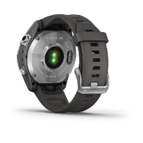 Montre Connectee Sport Montre GPS connectée - GARMIN - Fenix 7S - Argent avec bracelet gris