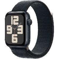 Montre Intelligente - Montre Connectee Apple Watch SE GPS - 44mm - Boîtier Midnight Aluminium - Bracelet Midnight Sport Loop