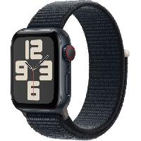 Montre Intelligente - Montre Connectee Apple Watch SE GPS + Cellular - 40mm - Boîtier Midnight Aluminium - Bracelet Midnight Sport Loop