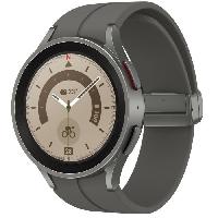 Montre Intelligente - Montre Connectee SAMSUNG Galaxy Watch5 Pro Titanium 45mm 4G