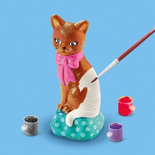 Jeu De Peinture Moulage et peinture - Chat - Loisirs créatifs - SES CREATIVE - Pour réaliser des chats avec 6 couleurs de peinture.