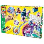 Kit Peinture Moulage et peinture - SES CREATIVE - Chevaux fantaisie - Figurines en platre