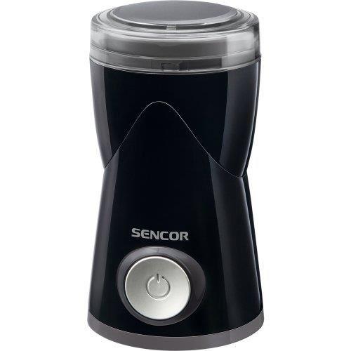 Cafetiere Moulin a café électrique - SENCOR - SCG 1050BK - 150 W - Capacité de 50 g - Finesse du café moulu réglable - Noir