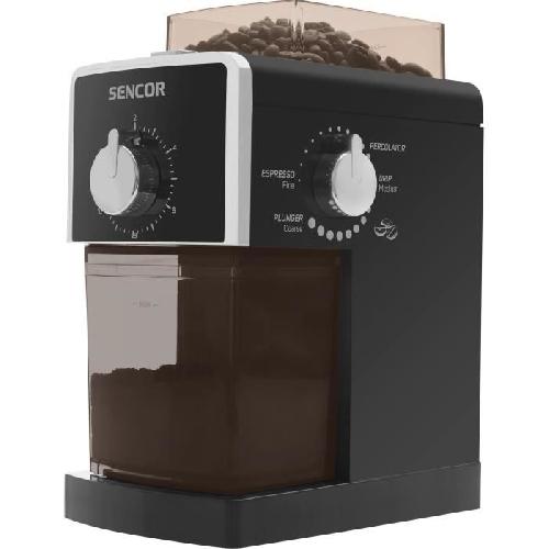 Moulin A Cafe Electrique - Broyeur A Cafe Moulin a café électrique - SENCOR - SCG 5050 BK - 110 W - 180 g de grains - Noir