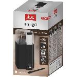 Moulin A Cafe Electrique - Broyeur A Cafe Moulin a café - MELITTA - AMIGO 1029-01 - 170 W - 8 a 10 tasses - Noir