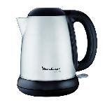 MOULINEX Bouilloire électrique Subito. 1.7 L. Inox/Noir. Base 360°. Filtre antitartre amovible