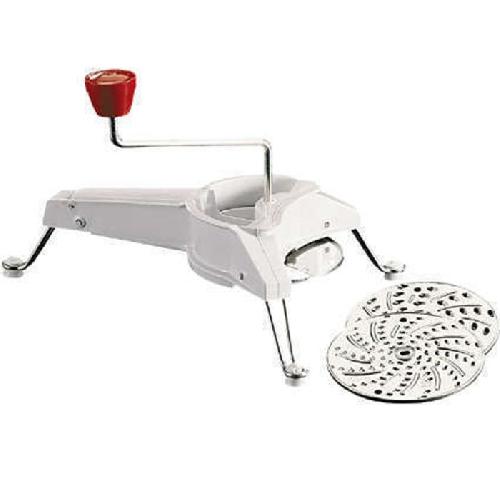 Presse Puree - Moulin A Legume MOULINEX Classic Mouli-julienne. Rape. Emince. Pieds rabattables. Compatible lave-vaisselle. Fabrique en France. Blanc K1011014