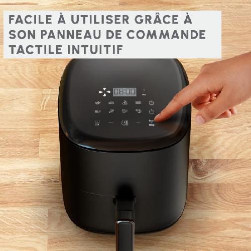 Friteuse Electrique MOULINEX Easy Fry Compact. Friteuse sans huile. 3 L. 4 personnes. 10 Programmes automatiques. Ecran digital. Air fryer EZ145820