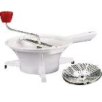 Presse Puree - Moulin A Legume MOULINEX Grand moulin a legumes. 2 grilles inox. Pieds antiderapants. Moulinage facile et rapide. Fabrique en France K1012014