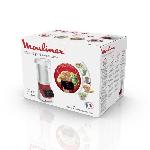 Blender MOULINEX Soup&Plus Blender Chauffant. Capacité utile 2 L. 5 vitesses. Ecran tactile. Livre recettes. Fabriqué en France LM924500