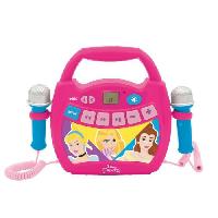 Mp3 Enfant Enceinte Bluetooth Disney Princesses - LEXIBOOK - Effets Lumineux. Micros. Batterie Rechargeable