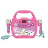 Mp3 Enfant Enceinte Bluetooth Licorne - LEXIBOOK - Effets Lumineux. Micros et Batterie Rechargeable