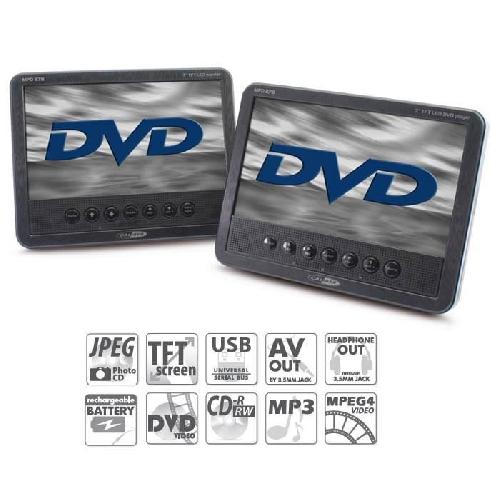 Lecteur Dvd Portable MPD 278 Lecteur DVD portable 7p