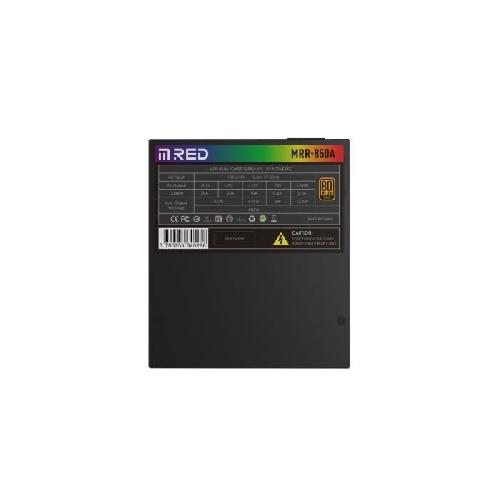 Bloc D'alimentation Interne MRED MRR-850A-B 80+ Alimentation PC 850W Noire Gold