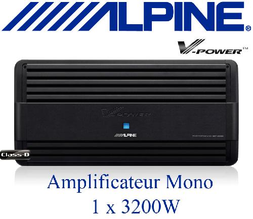 MRP-M2000 - Ampli de puissance mono numerique - 1x1500W RMS - Serie V-Power