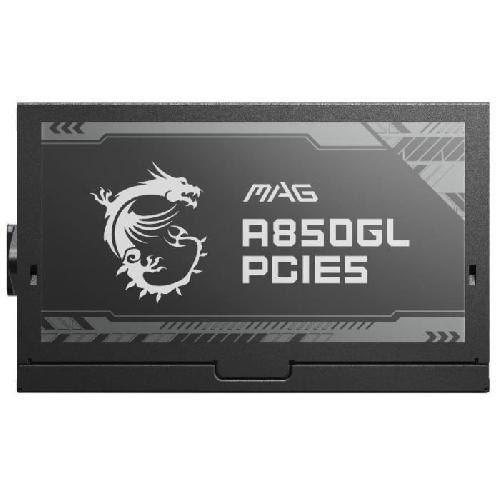 Bloc D'alimentation Interne MSI Alimentation PC MAG A850GL PCIE5 - 850W 80+ Gold Modulaire
