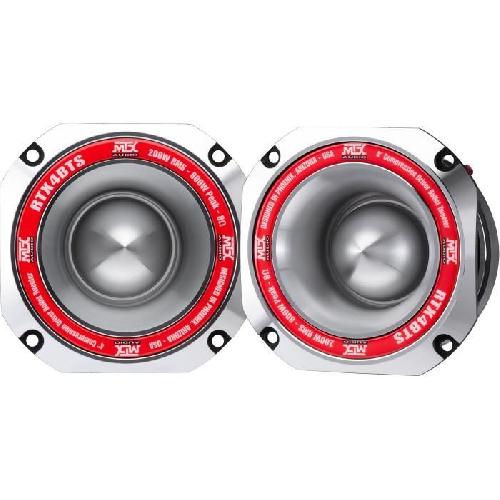 Enceinte De Voiture - Haut-parleur De Voiture MTX AUDIO - MTX tweeter a haute efficacité RTX4BTs - Ø10cm - Bobine 45mm - 200W RMS - 800W - Peak 8O 103.0dB/2V/1m vendu a la piece