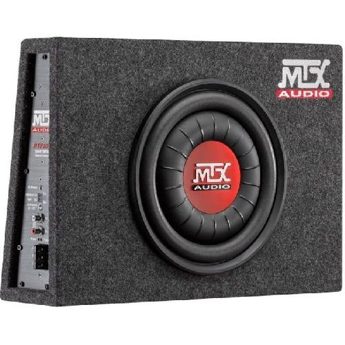Enceinte De Voiture - Haut-parleur De Voiture MTX Caisson Plat Actif Clos RTF10P Sub 25cm 200W