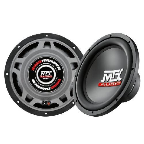 Autoradios : Caissons De Basse - Subwoofer MTX RT12-04 Subwoofer voiture 30cm 4O 250W RMS pour caissons clos ou reflex membrane polypropylene