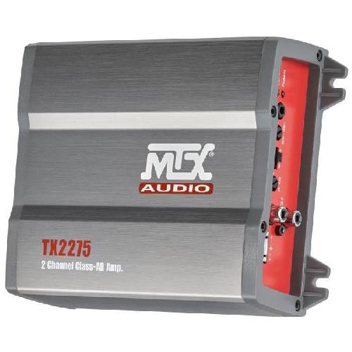 Autoradios : Amplificateurs De Voiture MTX TX2275 Amplificateur voiture 2x110W RMS 2 ou 1x220W RMS 4 Filtres actifs variables Entrées haut niveau