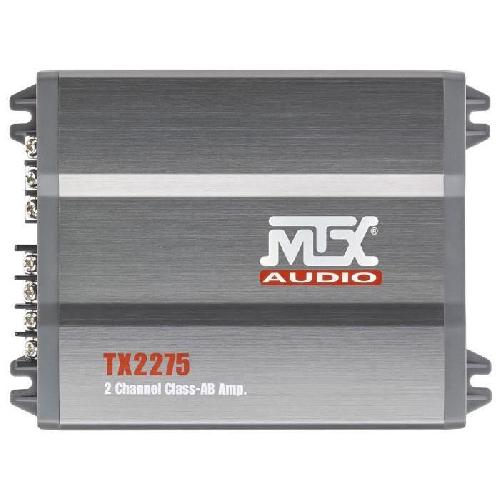 Autoradios : Amplificateurs De Voiture MTX TX2275 Amplificateur voiture 2x110W RMS 2 ou 1x220W RMS 4 Filtres actifs variables Entrées haut niveau