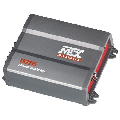 Autoradios : Amplificateurs De Voiture MTX TX2275 Amplificateur voiture 2x110W RMS 2 ou 1x220W RMS 4 Filtres actifs variables Entrées haut niveau