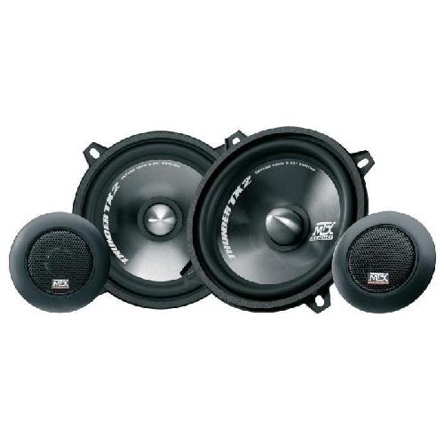 Autoradios : Enceintes - Haut-parleurs MTX TX250S Haut-parleurs voiture Kit 2 voies 13cm 55W RMS 4O tweeter néodyme 25mm dôme soie membrane polypropylene