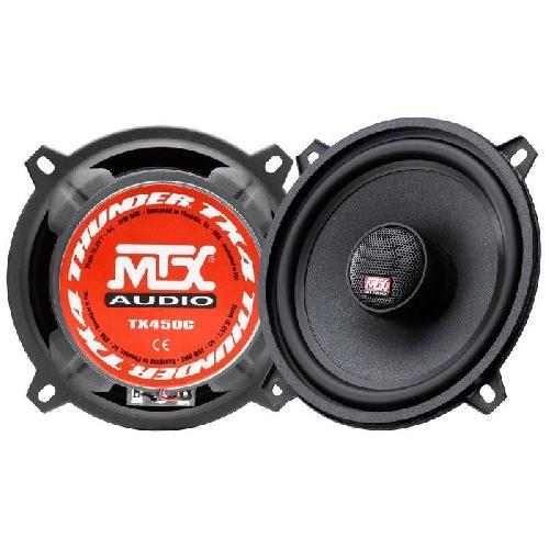 Autoradios : Enceintes - Haut-parleurs MTX TX450C Haut-parleurs voiture Coaxiaux 2 voies 13cm 70W RMS 4 membrane pulpe célulose