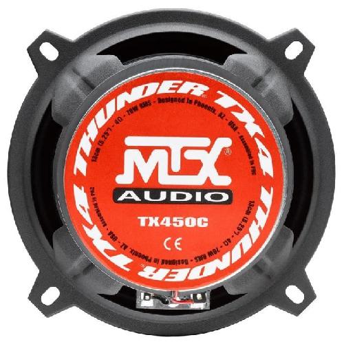 Autoradios : Enceintes - Haut-parleurs MTX TX450C Haut-parleurs voiture Coaxiaux 2 voies 13cm 70W RMS 4 membrane pulpe célulose