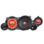 MTX TX450S Haut-parleurs voiture Kit 2 voies 13cm 70W RMS 4 Tweeters néodyme 25mm Membranes pulpe célulose