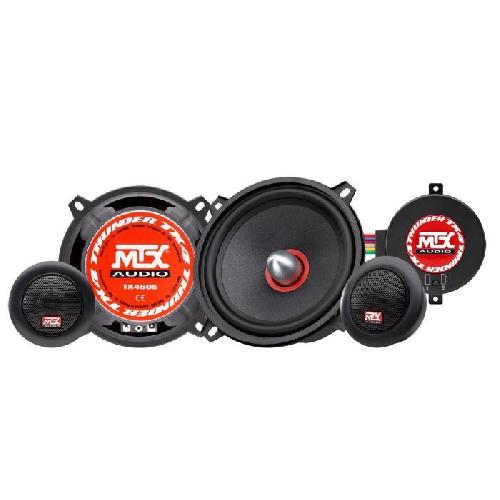 Autoradios : Enceintes - Haut-parleurs MTX TX450S Haut-parleurs voiture Kit 2 voies 13cm 70W RMS 4 Tweeters néodyme 25mm Membranes pulpe célulose