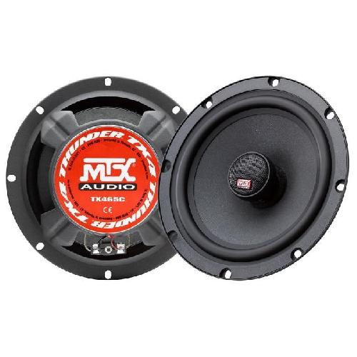 Autoradios : Enceintes - Haut-parleurs MTX TX465C Haut-parleurs voiture Coaxiaux 2 voies 16.5cm 80W RMS 4 membrane pulpe célulose