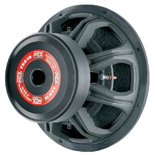 Autoradios : Caissons De Basse - Subwoofer MTX TX815 Subwoofer voiture HighEnd 38cm 2000W RMS 2 châssis alu bobine 3 pour caisson clos ou reflex membrane fibre