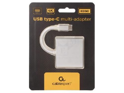 Cable - Connectique Pour Peripherique Multi adaptateur USB type C HDMI 1.4 USB 3.0 USB 3.1 Cablexpert