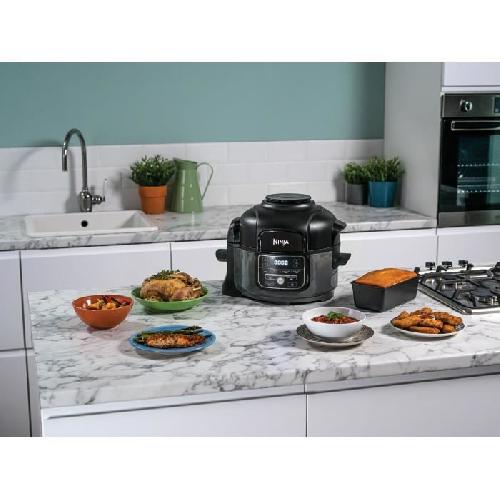 Multicuiseur Electrique Multicuiseur 6-en-1 NINJA Foodi Mini - OP100EU - 4.7L - 1460W - Noir - 6 modes de cuisson