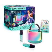 Multimedia Enfant Canal Toys - Music Creator - Mini Station Karaoké - Enceinte lumineuse avec 2 microphones sans fil - INF 044