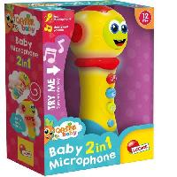 Multimedia Enfant Microphone 2 en 1 - Carotina Baby - joue de la musique. amplifie la voix et fait de la lumiere - LISCIANI
